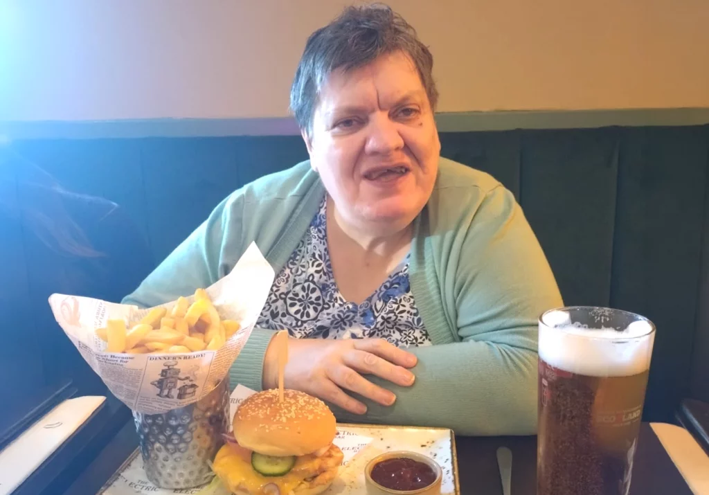 Beth Enjoying Her Birthday Adventure